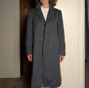Women's Gray Wool Coat